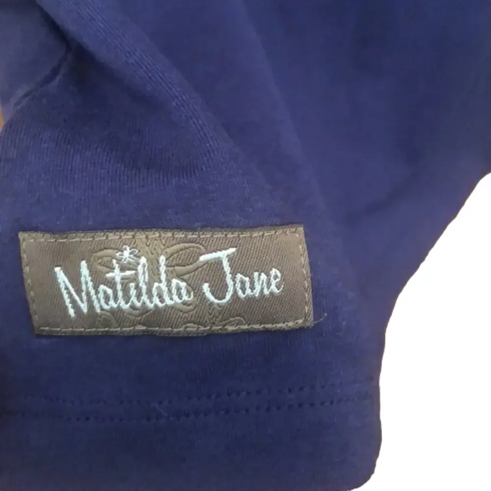 MATILDA Jane Ladies Top Navy Blue Size Large - Picture 5 of 5